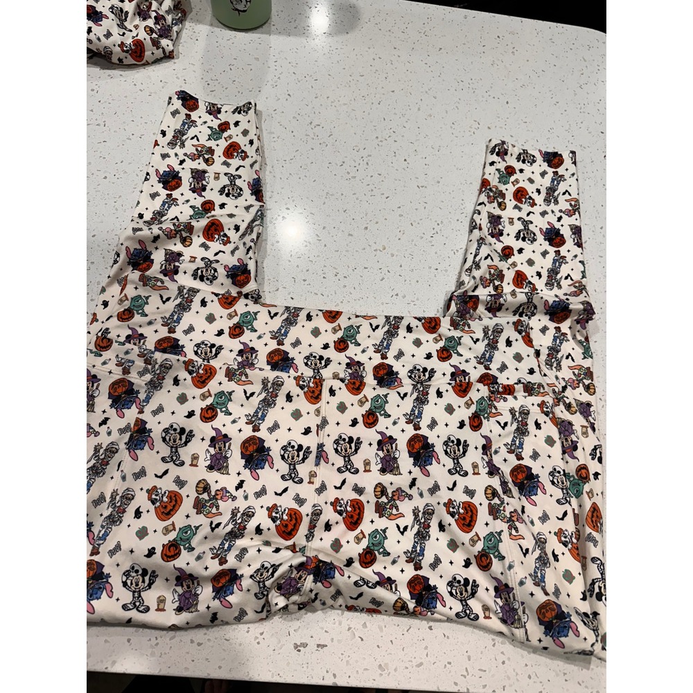 Charlie Project Disney Halloween Leggings Mickey Stitch Pockets TC 16-22